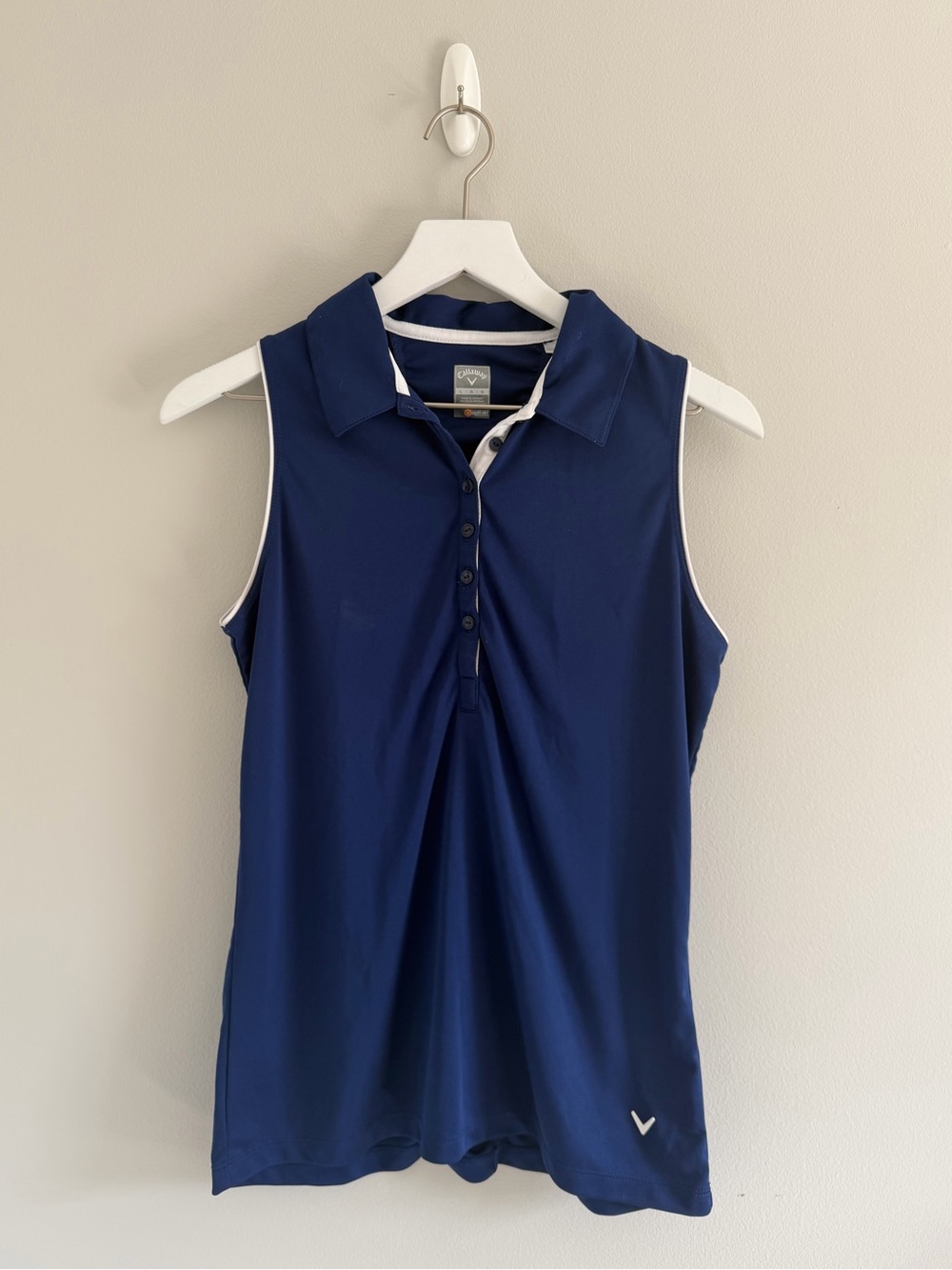 Callaway Navy Blue Golf Tank Top Size L